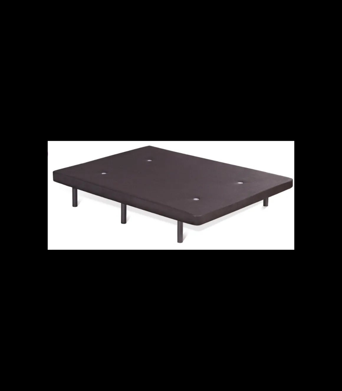 Base tapizada Maximus de Colchones.es tapizado chocolate de 105x190.