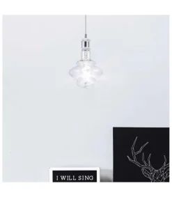 Bombilla led retro xl acabado transparente 22.5 cm(alto)16.5 cm(ancho)16.5 cm(largo)