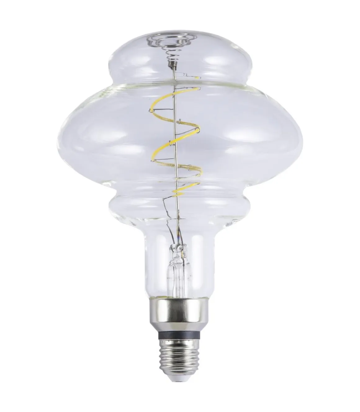 Bombilla led retro xl acabado transparente 22.5 cm(alto)16.5 cm(ancho)16.5 cm(largo)