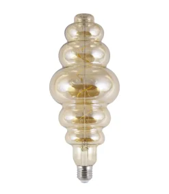 Bombilla led vintage acabado ambar 27 cm(alto)12 cm(ancho)12 cm(largo)