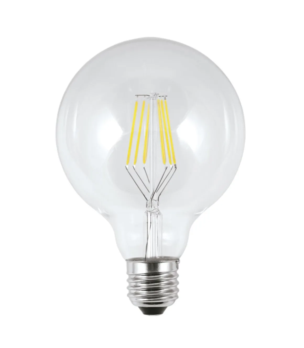 Bombilla led 6W globo acabado transparente 14 cm(alto)10 cm(ancho)10 cm(largo)