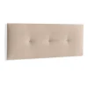 Cabecero juvenil de 90 cm Adriana tapizado beige claro, 90cm(ancho) 60cm(alto) 4cm(fondo)