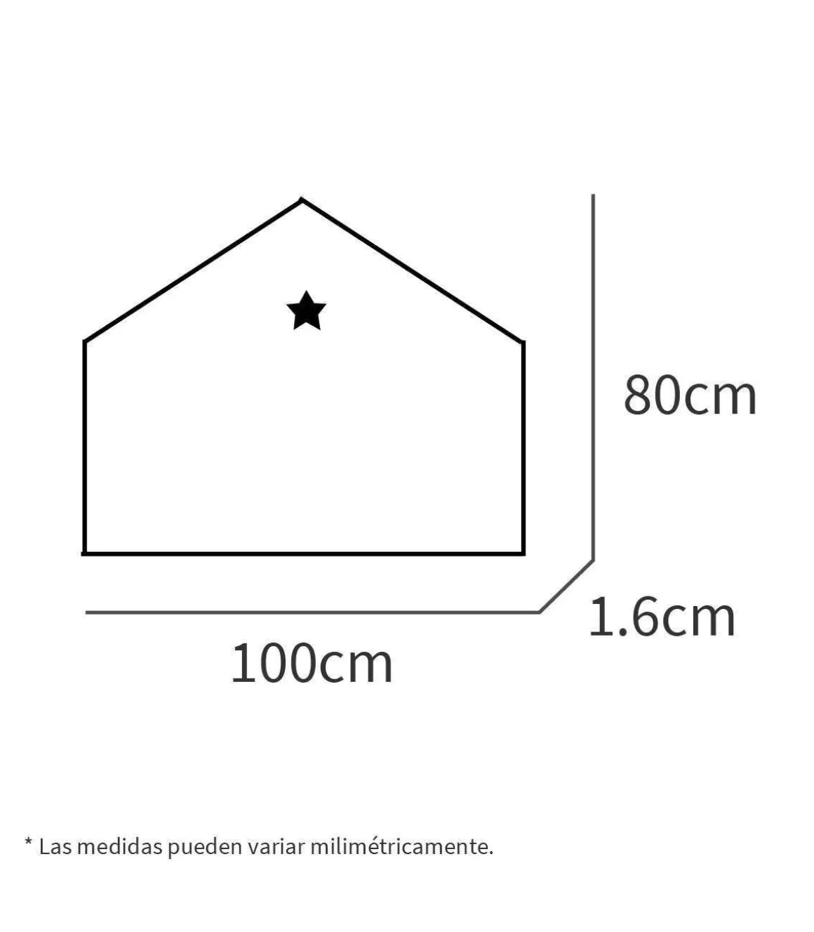 Cabecero juvenil Sweet con acabado blanco 80 cm(alto)100 cm(ancho).