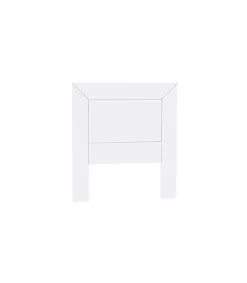 Cabecero madera en acabado blanco 110 cm(alto)100 cm(ancho)