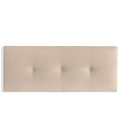 Cabecero matrimonio de 150cm Adriana tapizado beige claro en varios tamaños, 150cm(ancho) 60cm(alto) 4cm(fondo)