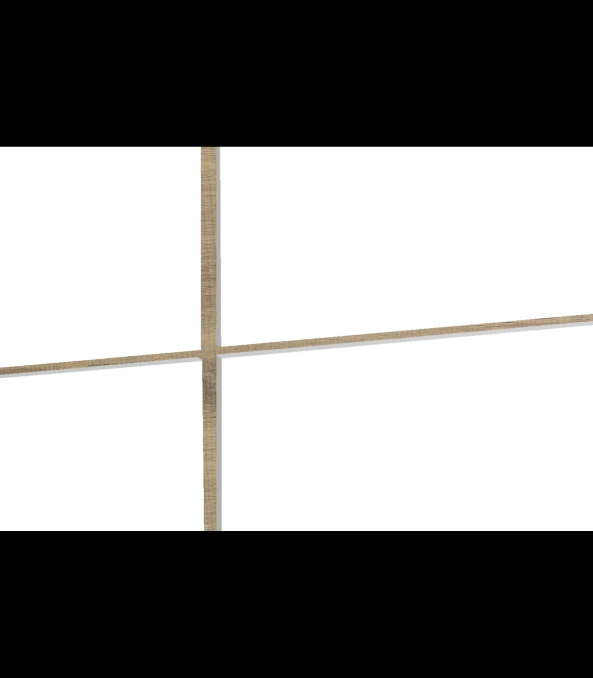 Cabecero para cama matrimonio Elsa acabado blanco, 50 cm(altura)160 cm(ancho)