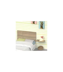 Cabecero para cama matrimonio Elsa acabado roble cambrian, 50 cm(altura)160 cm(ancho)