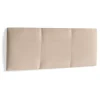 Cabecero para colchón 135/140cm Maite tapizado beige, 150cm(ancho) 60cm(alto) 4cm(fondo)