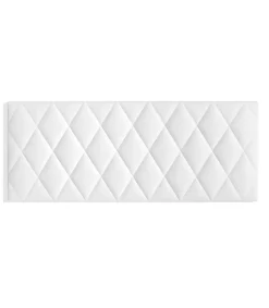 Cabecero para colchón de 150cm Marisa tapizado blanco, 160cm(ancho) 60cm(alto) 3.5cm(fondo)