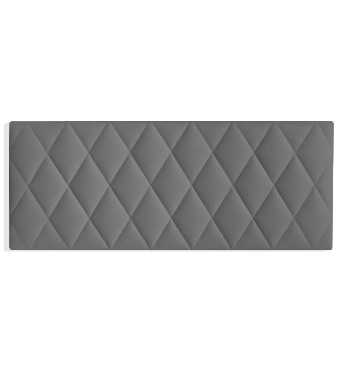 Cabecero para colchón de 150cm Maya tapizado gris, 160cm(ancho) 60cm(alto) 3.5cm(fondo)