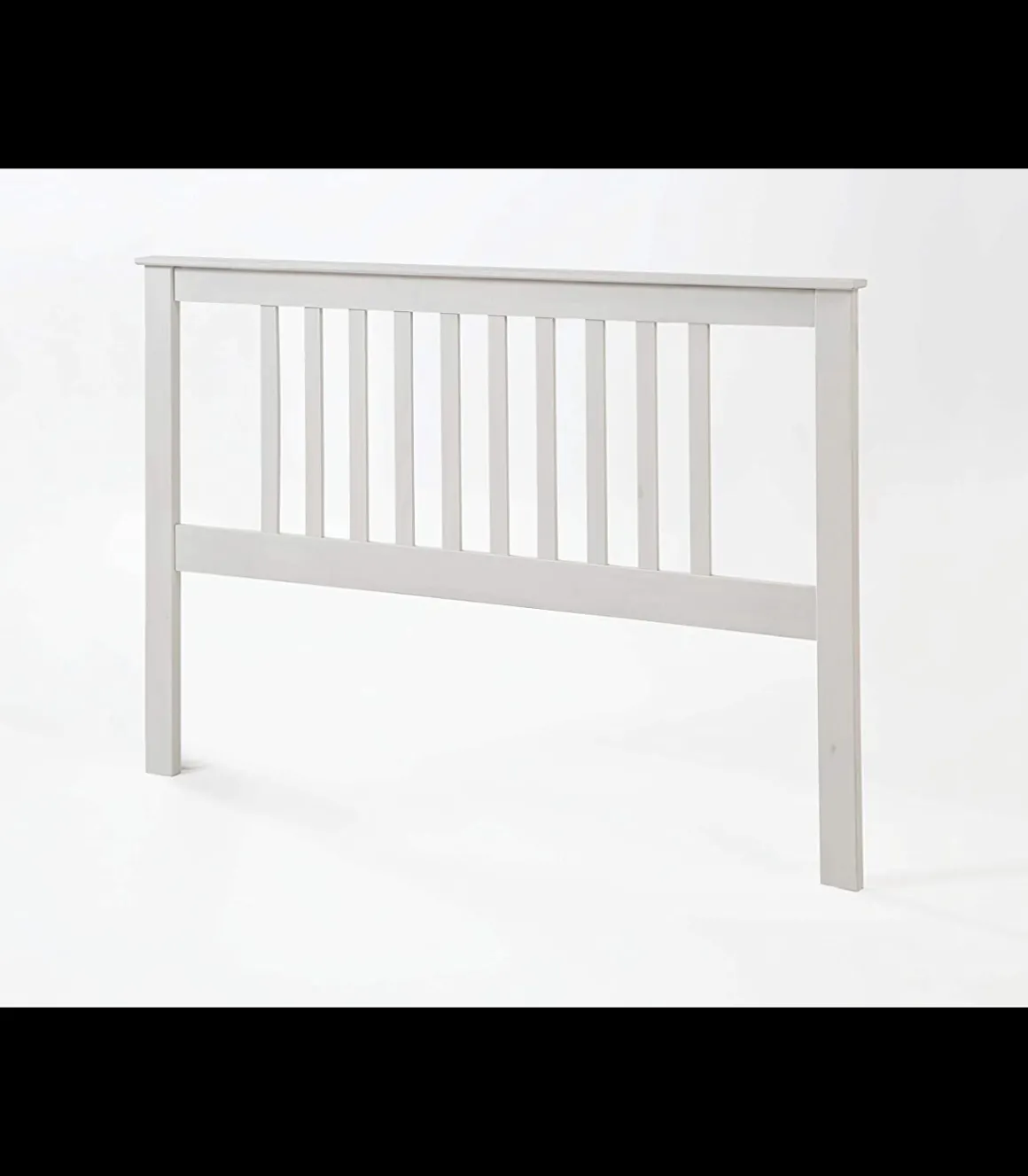 Cabecero Tabac pino macizo para cama en acabado blanco translucido 100 cm(alto)147 cm(ancho)