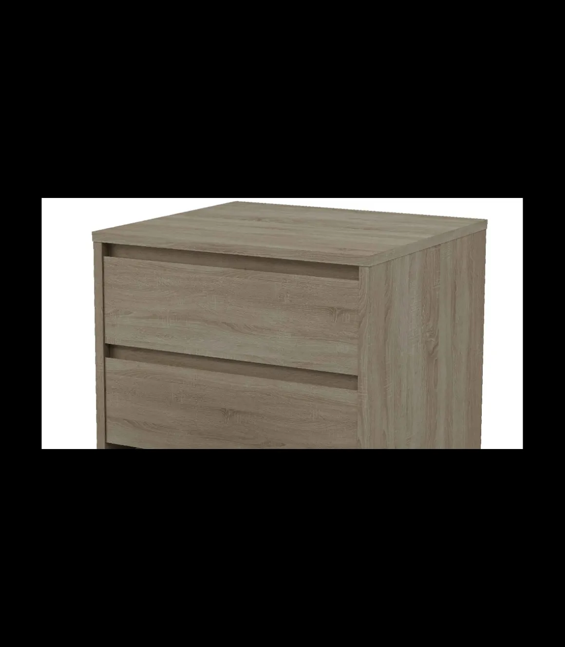 Cajonera 4 cajones Toledo acabado en roble cortez. 74cm(alto) 50cm(ancho) 45cm(fondo)