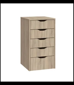 Cajonera Eko 5 cajones en color cambrian. 71 cm(alto)40 cm(ancho)43 cm(fondo).