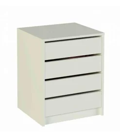 Cajonera Merise en color blanco. 61,4 cm(alto)50 cm(ancho)44 cm(largo)