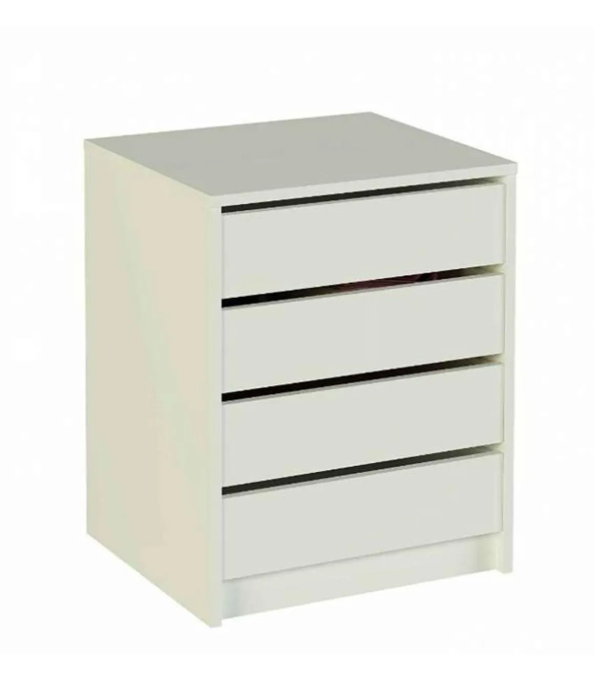 Cajonera Merise en color blanco. 61,4 cm(alto)50 cm(ancho)44 cm(largo)