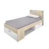 Cama compacta Pozo Alcón de 90 cm en natural/blanco 95 cm(alto)99cm(ancho)218 cm(largo)