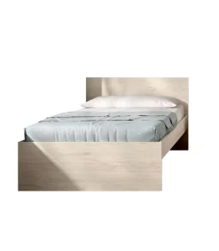 Cama juvenil Sam de 90 cm en natural, 68cm(alto) 96cm(ancho) 195cm(largo)