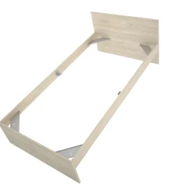 Cama juvenil Sam de 90 cm en natural, 68cm(alto) 96cm(ancho) 195cm(largo)