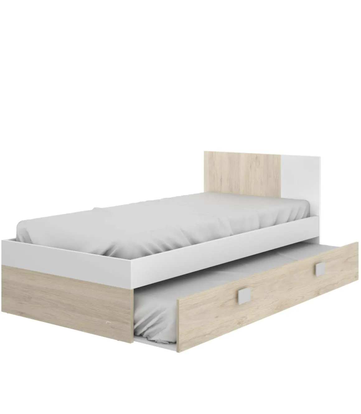 Cama nido con cajón de arrastre Santisteban 90 cm para dormitorio juvenil 79 cm(alto)97 cm(ancho)196 cm(largo)