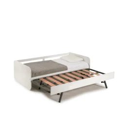 Cama nido Romina para colchones de 90 acabado blanco Largo: 105 cm Ancho: 195.2 cm Alto: 60 cm