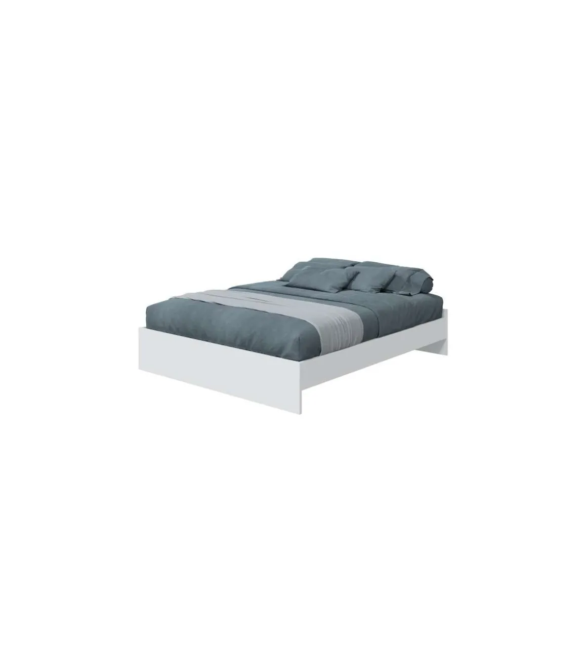 Cama Tempo para colchon de 160x190. 39 cm (alto), 166 cm (ancho), 196 cm(largo)