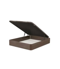 Canape abatible Global de Sonpura madera wengue tapa tapizada de 135x200.