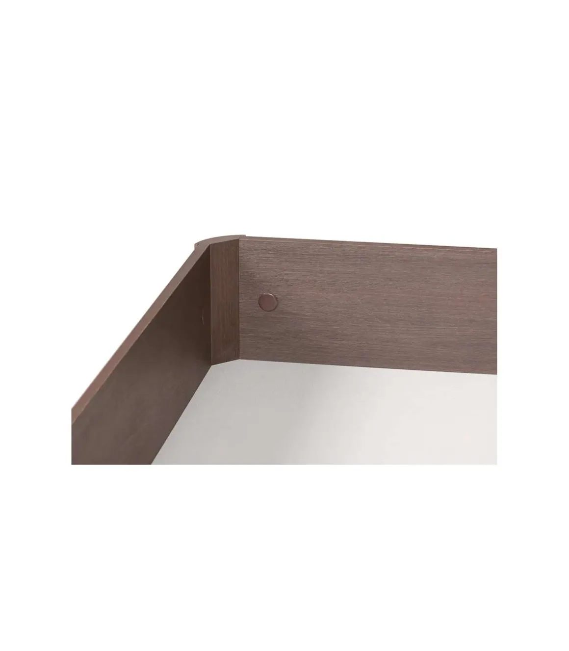 Canape abatible Global de Sonpura madera wengue tapa tapizada de 160x200.
