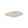 Canape abatible Line de Sonpura madera acabado roble cambrian tapa tapizada de 150x200.