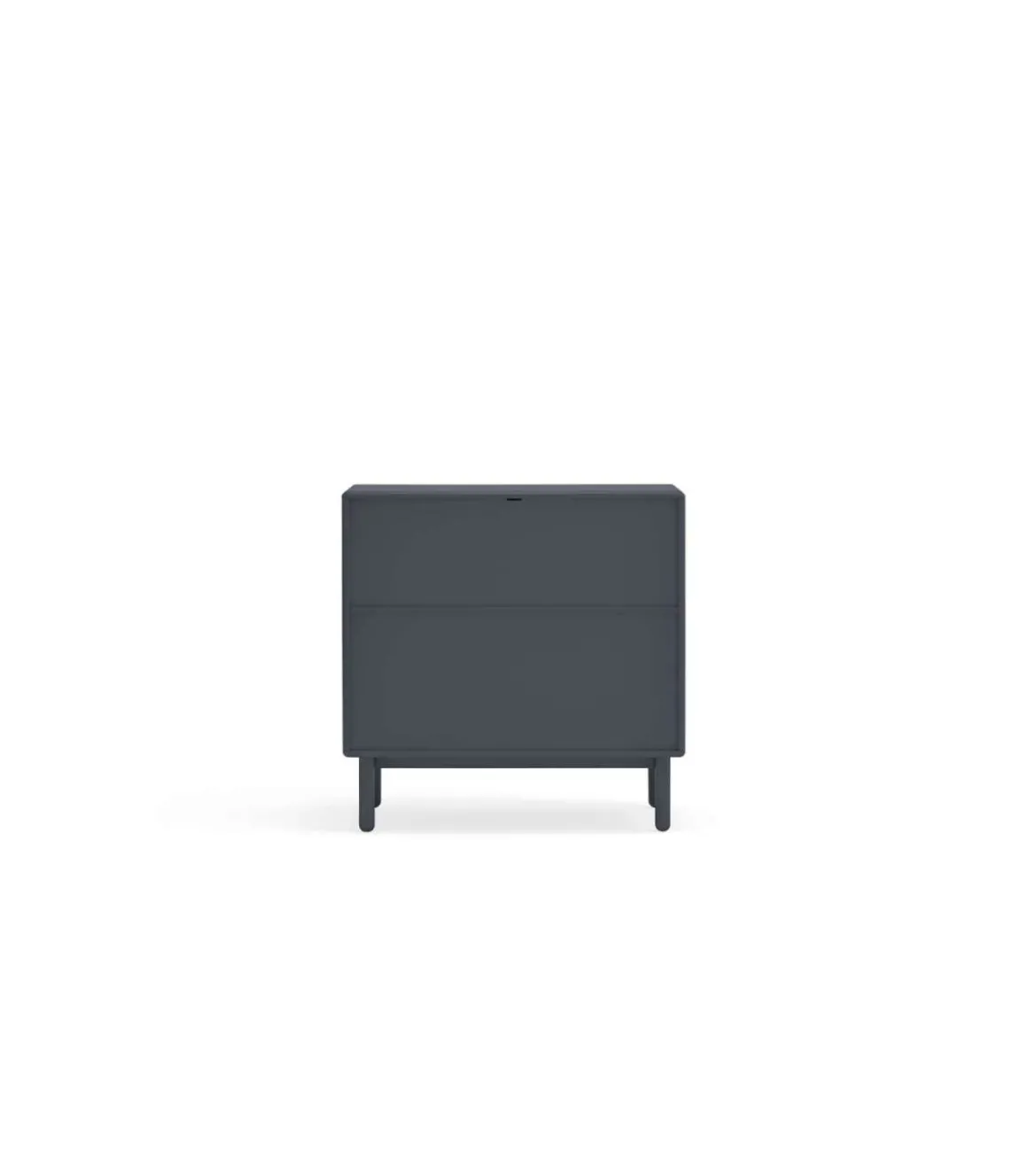 Cómoda para dormitorio modelo Corvo 1 hueco 4 cajones acabado gris antracita, 40cm(ancho) 90cm(alto) 90cm (largo)