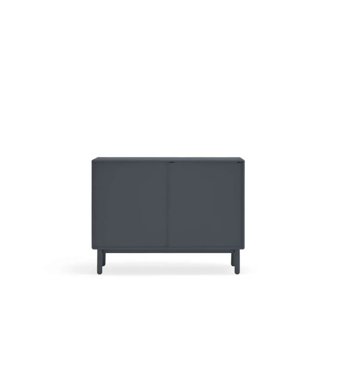 Cómoda para dormitorio modelo Corvo 1 hueco 7 cajones acabado gris antracita, 40cm(ancho) 90cm(alto) 120cm (largo)