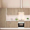 Cocina completa con zocalo y encimera 3 metros(ancho) color roble cortez, KIT-KIT