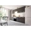 Cocina completa con zocalo y encimera 3 metros(ancho) color gris parís KIT-KIT