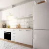 Cocina completa KIT-KIT NEW de 2,40 metros sin zocalo y sin encimera color blanco