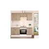 Cocina completa sin encimera y sin zocalo de180 cm(ancho) color roble KIT-KIT