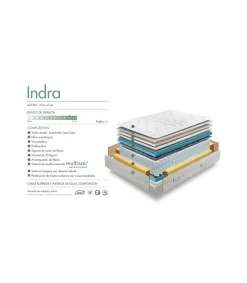 Colchón Indra de Sonpura muelles ensacados HR con visco de 150x200x31cm grosor.