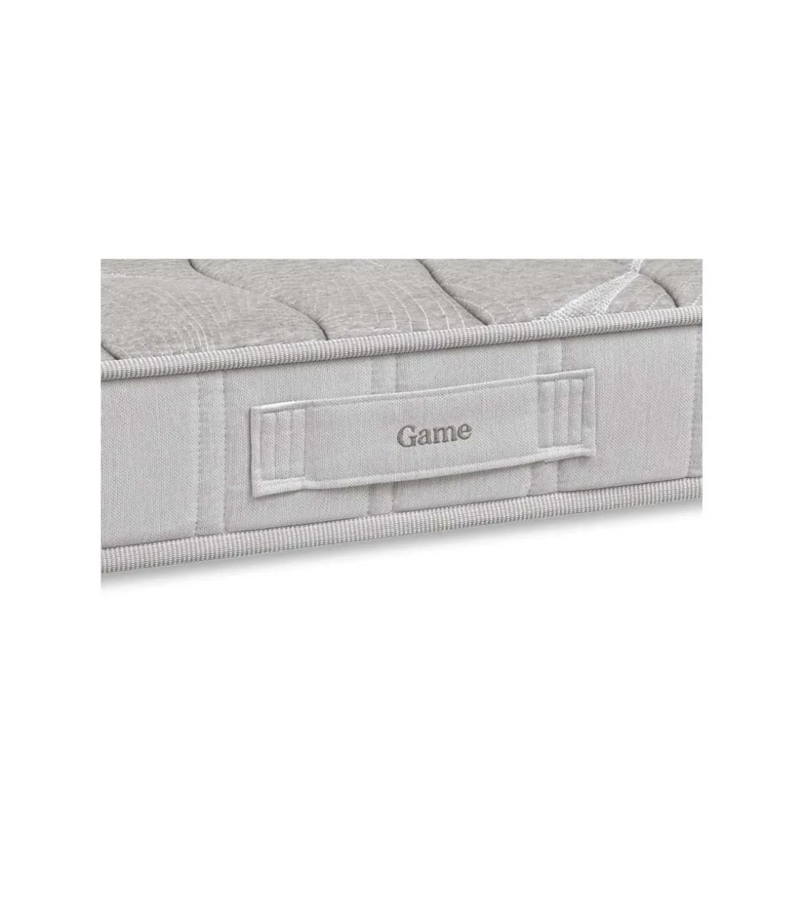 Colchoneta Game de Sonpura muelles ensacados HR con visco de 80x200x15cm de grosor.
