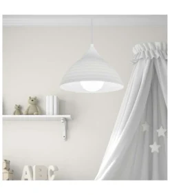Colgante acabado blanco modelo Milo 33/100 cm(alto) 25 cm(ancho)25 cm(fondo