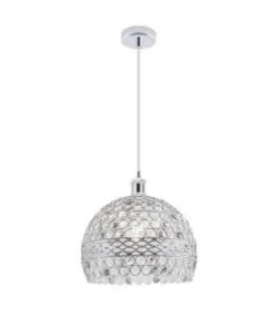 Colgante madelo Airana acabado cromo y cristal 31 cm(alto) 25 cm(ancho) 25 cm(fondo