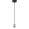 Colgante modelo Acebuche acabado negro/cuero 40 cm(alto)9 cm(ancho)9 cm(largo)