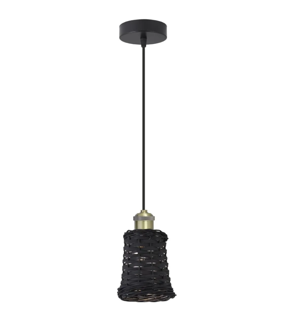 Colgante modelo Alexia acabado negro 24 cm(alto)13 cm(ancho)13 cm(largo)