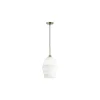 Colgante modelo Amber acabado cristal blanco, 30cm(alto) 20cm(ancho) 20cm(fondo)