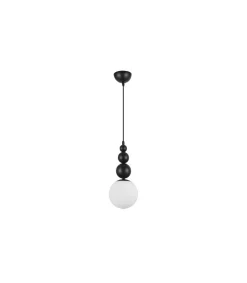 Colgante modelo Elon acabado negro, 33cm(alto) 15cm(ancho) 15cm(fondo.