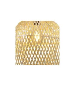 Colgante modelo Florian acabado rattan 47cm(alto) 29.5 cm(ancho) 29.5 cm(fondo.