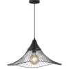 Colgante modelo Mina acabado negro 40cm(alto)50 cm(ancho)50 cm(largo)