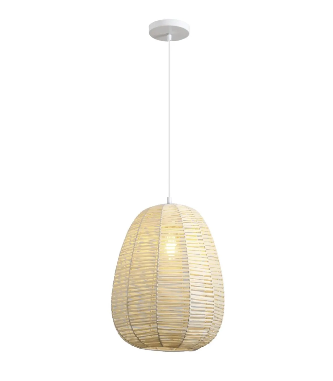 Colgante modelo Opra acabado rattan natural 50 cm(alto)31 cm(ancho)31 cm(largo)
