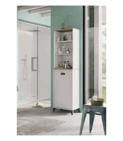 Columna de baño Toscana en acabado color blanco, 168cm(alto) 46.5cm(ancho) 31cm(largo)