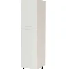 Columna despensero con 2 puertas con acabado blanco mate, 235 cm(alto)60 cm(ancho)58 cm(largo)