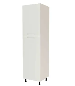 Columna despensero con 2 puertas con acabado blanco mate, 235 cm(alto)60 cm(ancho)58 cm(largo)