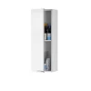 Columna suspendida Lis para baño con una puerta en acabado blanco brillo 85 cm(alto)30 cm(ancho)25 cm(largo)