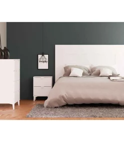 Comoda 4 cajones en acabado blanco 98 cm(alto)80 cm(ancho)48 cm(largo)